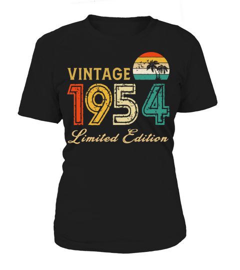 Vintage 1954 Limited Edition Made In 1954 Birthday Women's T-Shirt