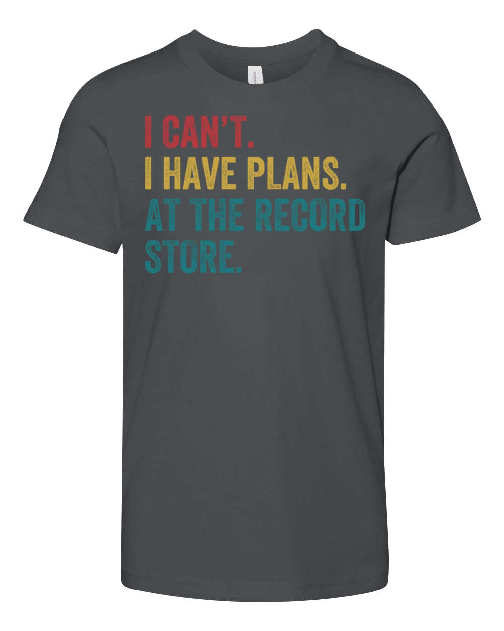 Plans At The Record Store Funny Vinyl Lp Collector Youth Unisex Jersey Tee