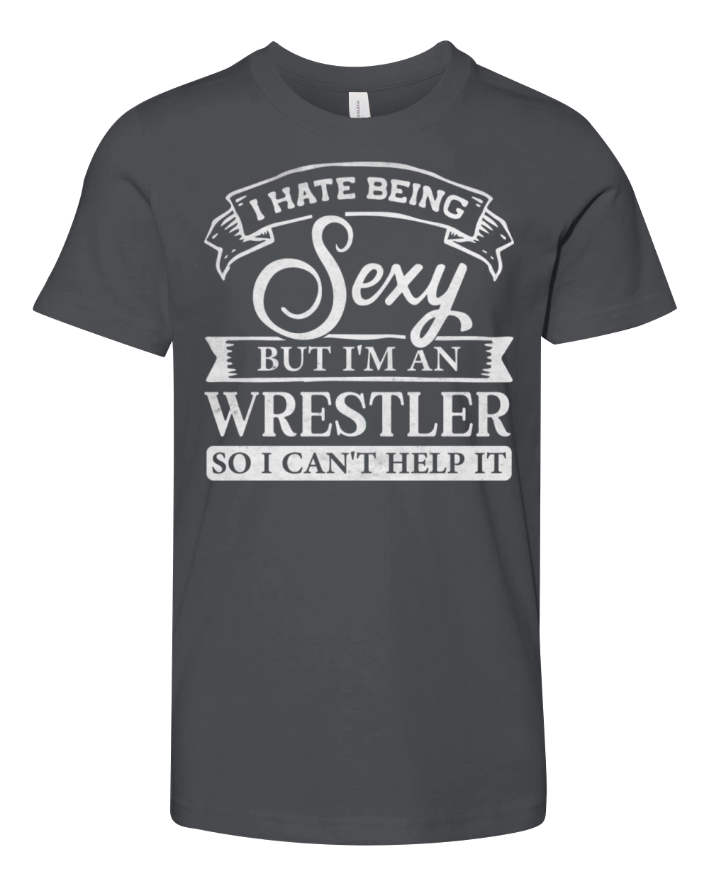 Vintage Wrestling With A Funny Quote Sayings Youth Unisex Jersey Tee