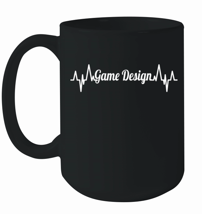 Game Design Heartbeat Ceramic Mug