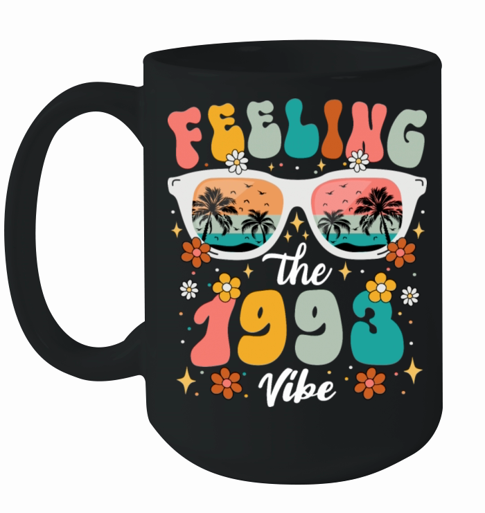 Happy 30 Years Woman Colorful 1993 30th Birthday Ceramic Mug