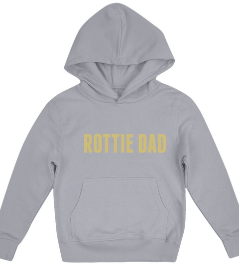 Rottie Dad Rottweiler Dog Vintage Retro Sunset Bea Kids Hoodie