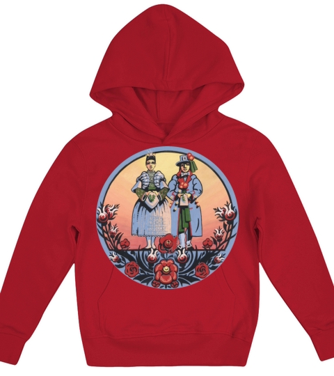 Sorbian wendish folklore - couple Kids Hoodie