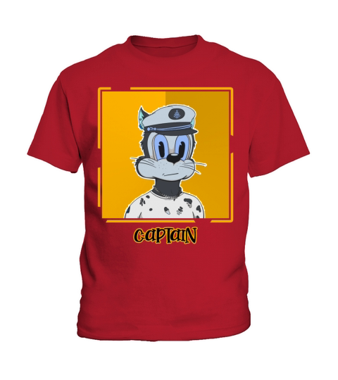 Funny Cartoon NFT captain Kids T-Shirt