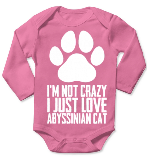 Abyssinian cat Abyssinian mom Long Sleeve Baby One-Piece