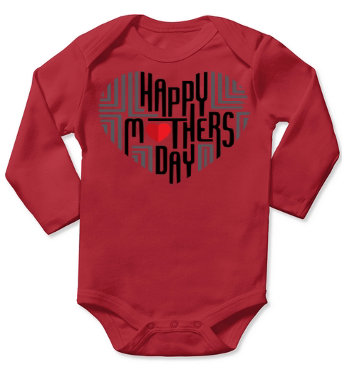 Happy Mother Day awesome mommy Long Sleeve Baby One-Piece