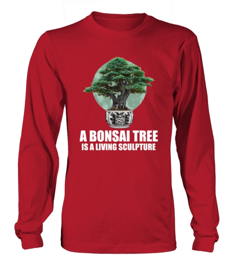 Bonsai Japan Silhouette Gardener Gardening Lover Long sleeved Unisex