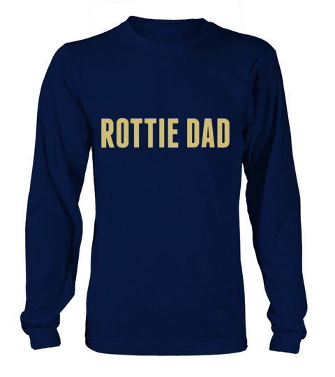 Rottie Dad Rottweiler Dog Vintage Retro Sunset Bea Long sleeved Unisex