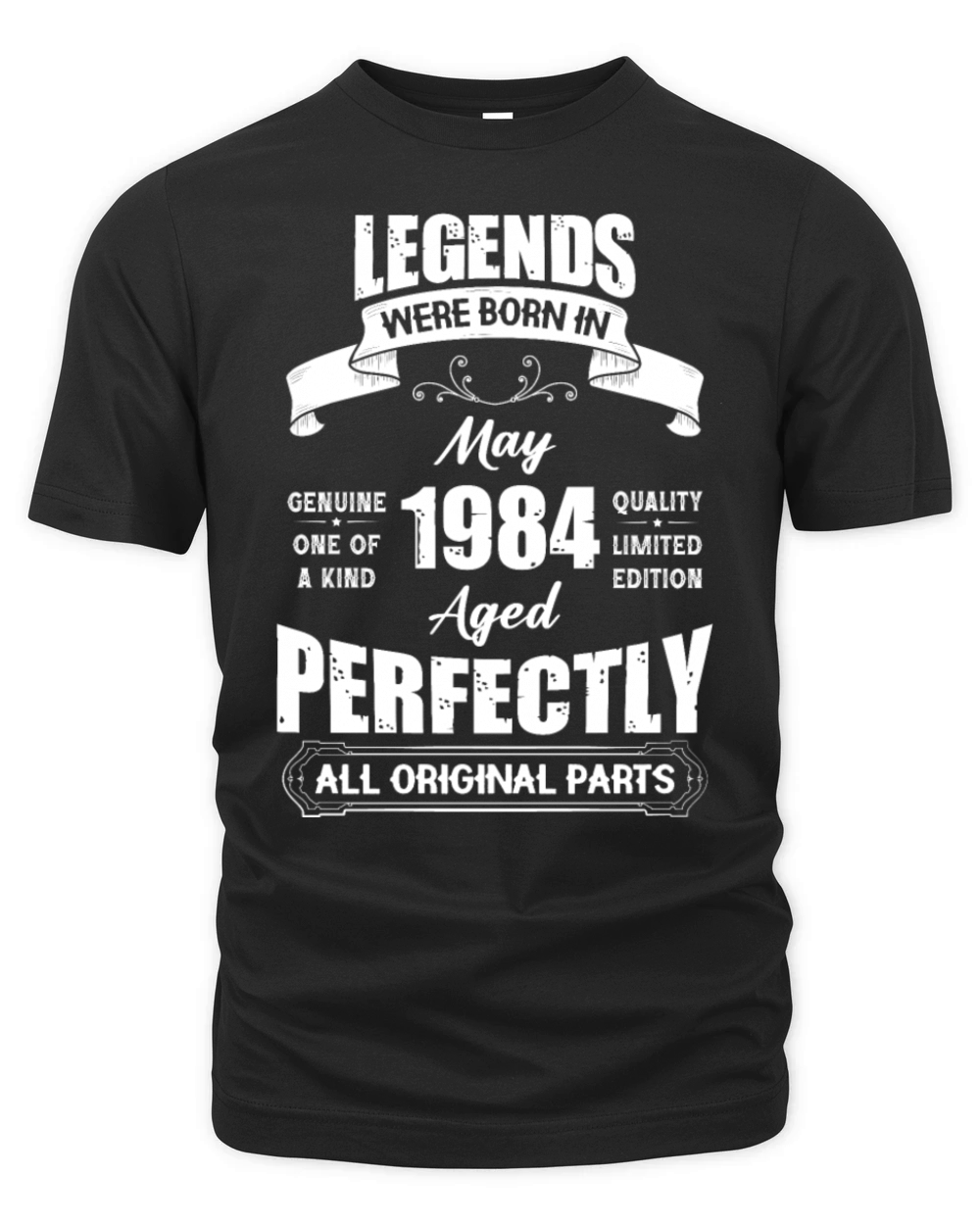 Legends Were Born In May 1984 Birthday Organic Unisex T-shirt