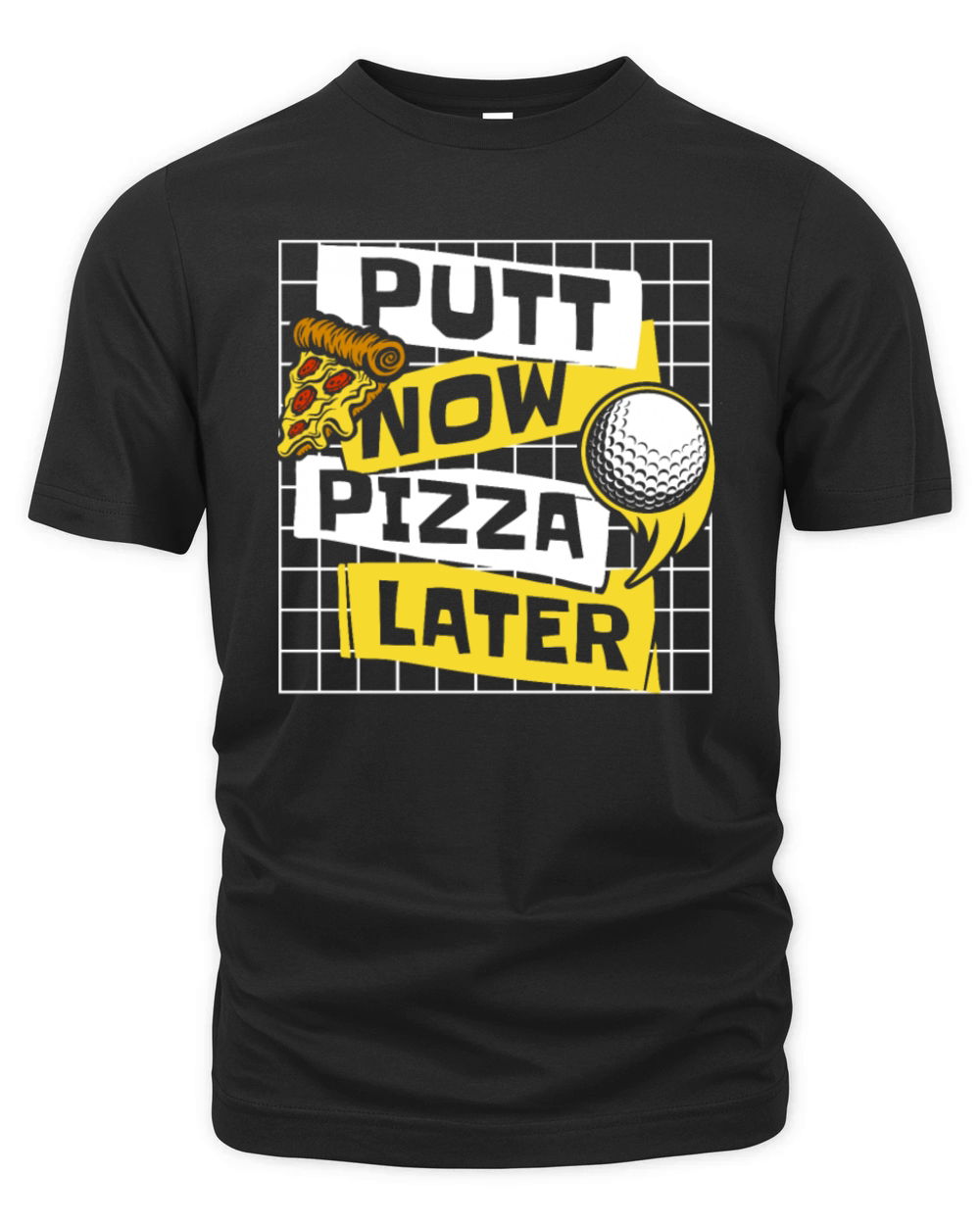 Putt Now Pizza Later Golfing Legend Player Pro Organic Unisex T-shirt