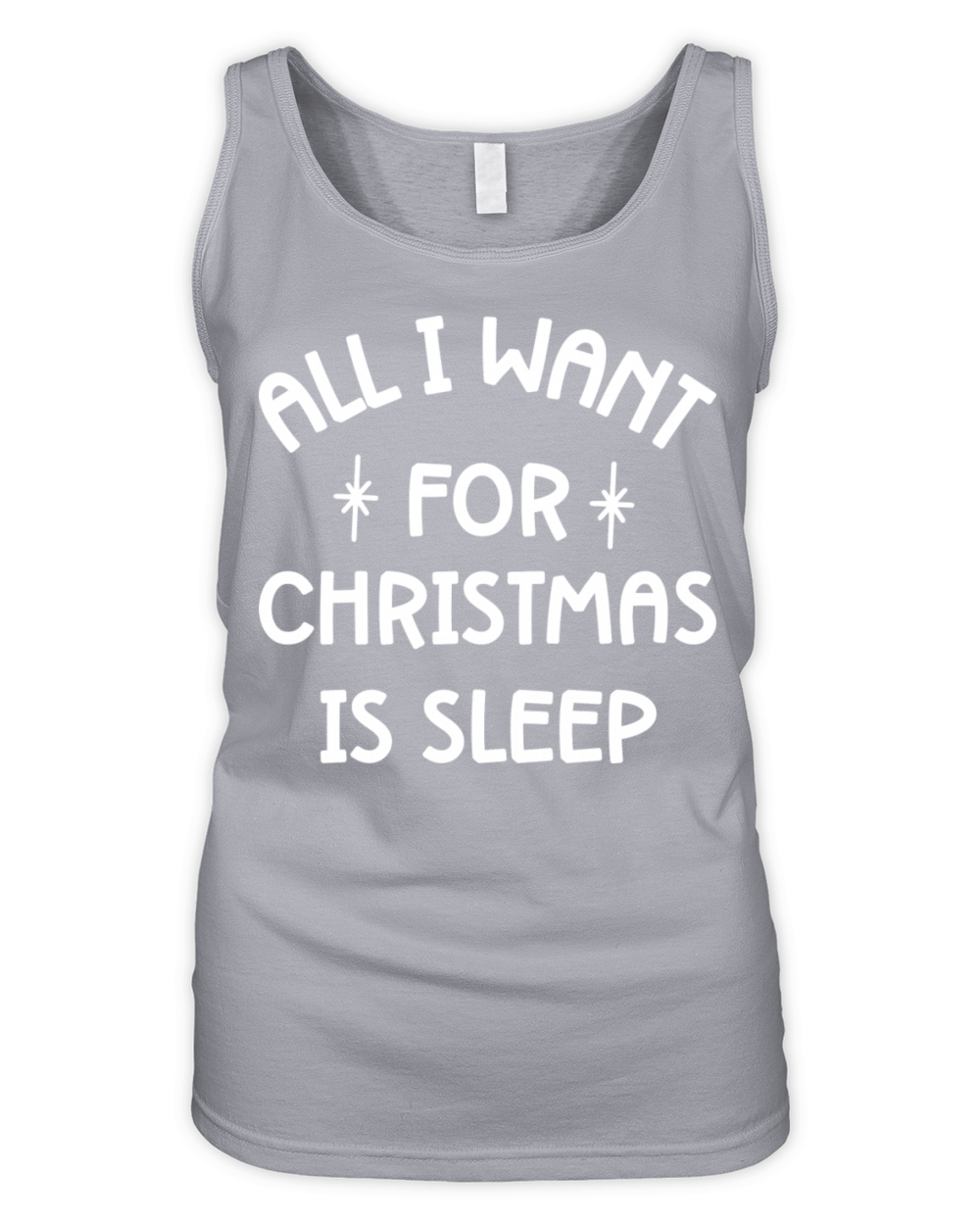 Funny Christmas Quote All I Want For Christmas Is Organic Women's Tank Top