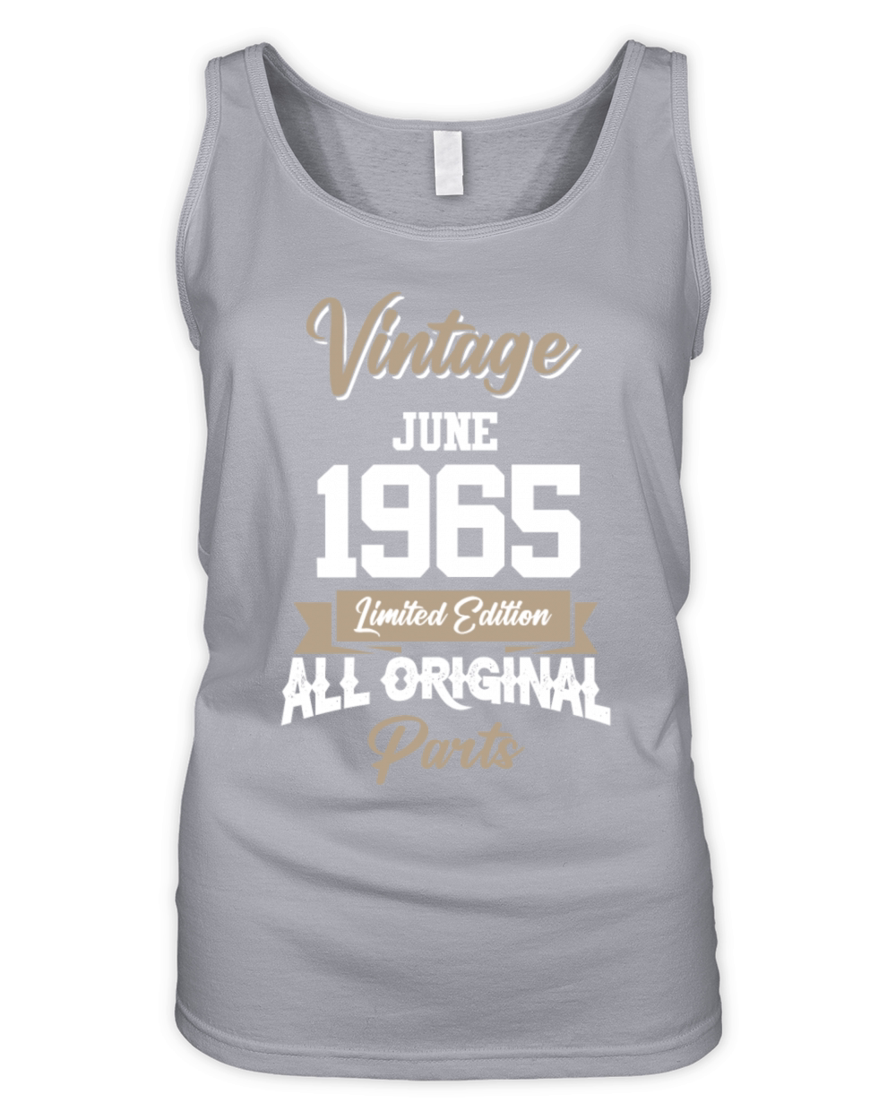 June 1952 Vintage Birthday Present Organic Women's Tank Top