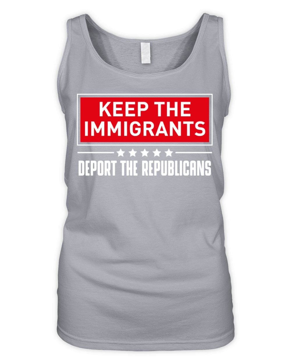 KEEP THE IMMIGRANTS DEPORT THE REPUBLICANS Organic Women's Tank Top