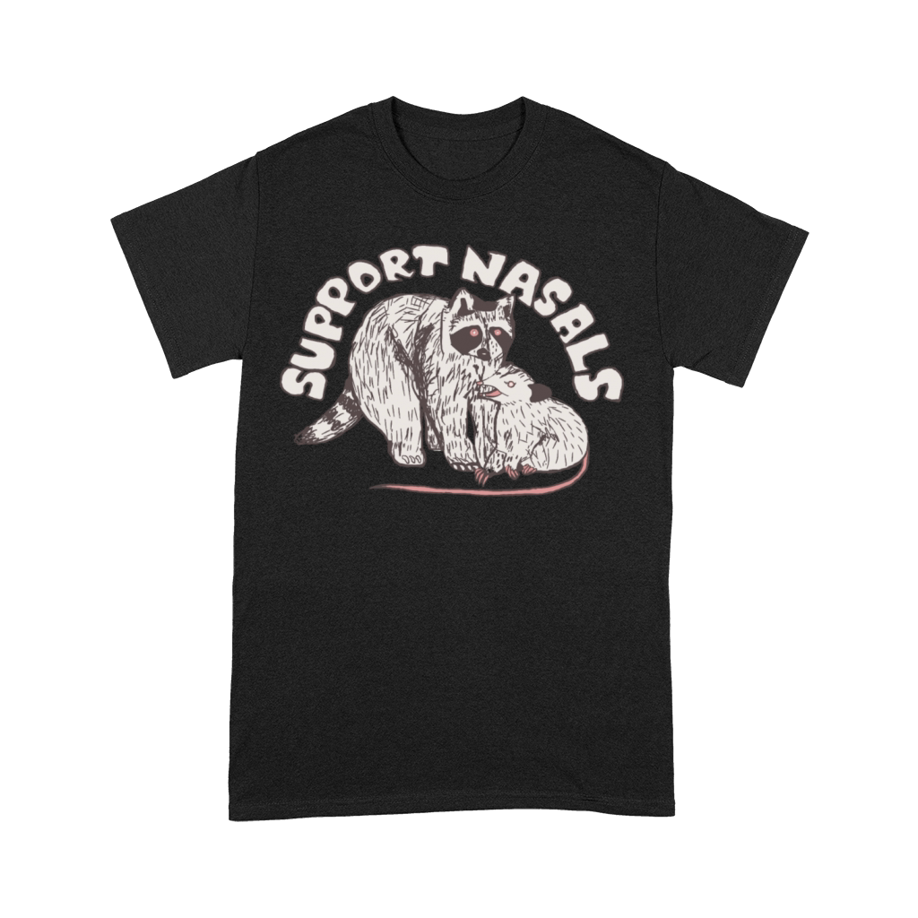 racoon rat slogan funny support nasals Premium T-shirt