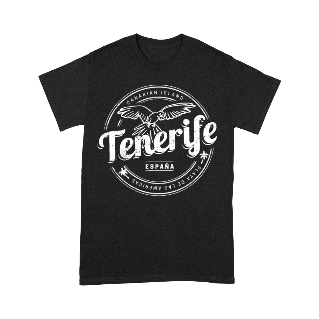 Tenerife and Parrot Canary Islands Spain Vintage Premium T-shirt