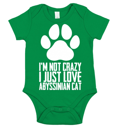 Abyssinian cat Abyssinian mom Short Sleeve Baby One-Piece