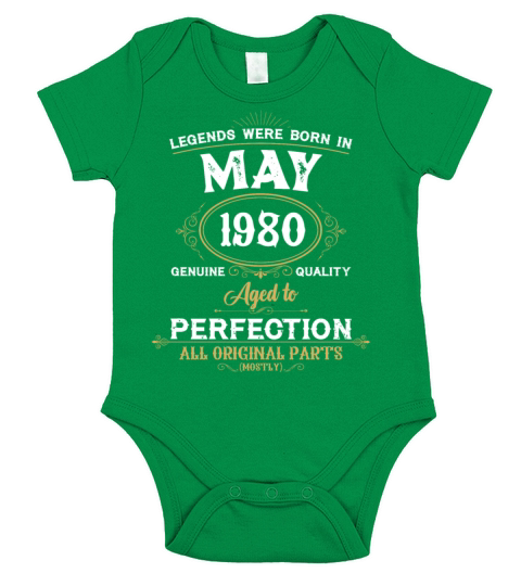 Legends Were Born In May 1967 Short Sleeve Baby One-Piece
