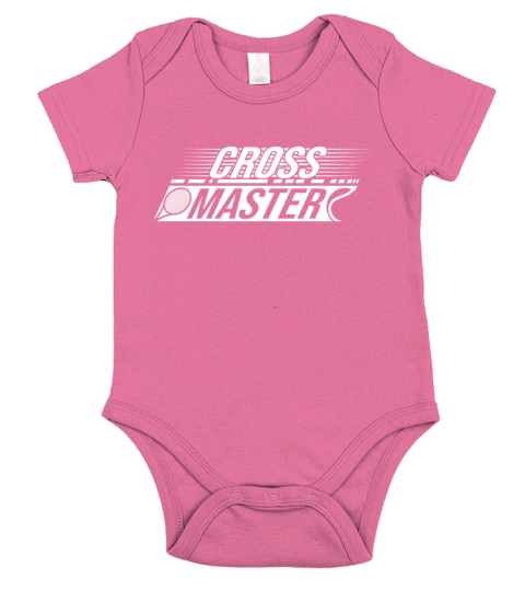 Tennis Art Cross Master Tennis Player Gifts Short Sleeve Baby One-Piece