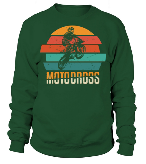 Motocross Stunt Vintage Distressed Sweatshirt Unisex