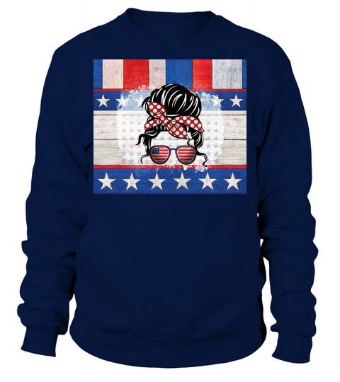 Patriotic Mom Tumble Wrap Sweatshirt Unisex