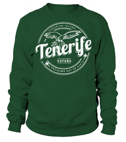 Tenerife and Parrot Canary Islands Spain Vintage Sweatshirt Unisex