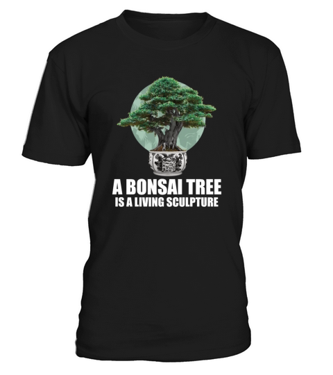 Bonsai Japan Silhouette Gardener Gardening Lover T-Shirt Unisex