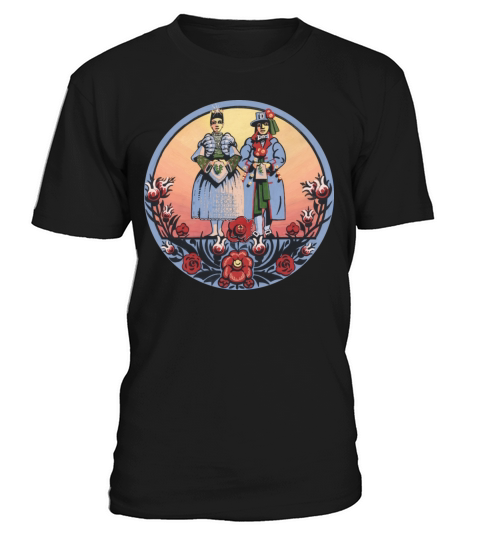 Sorbian wendish folklore - couple T-Shirt Unisex