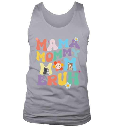 Groovy Vintage Mama Mommy Mom Bruh Mothers Days Tank Top Unisex