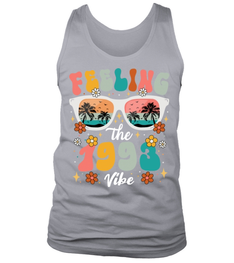 Happy 30 Years Woman Colorful 1993 30th Birthday Tank Top Unisex