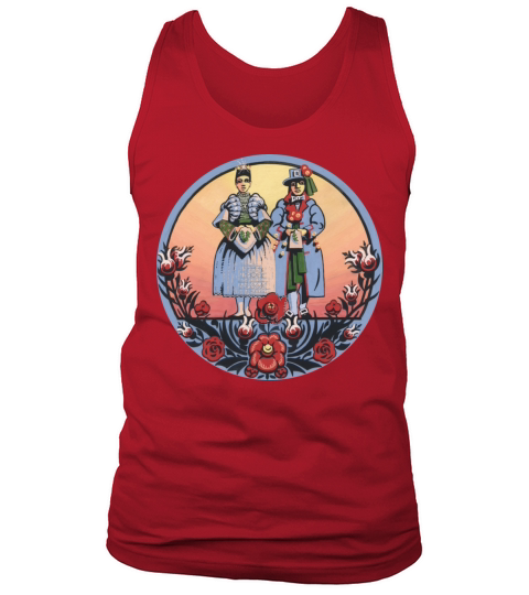 Sorbian wendish folklore - couple Tank Top Unisex