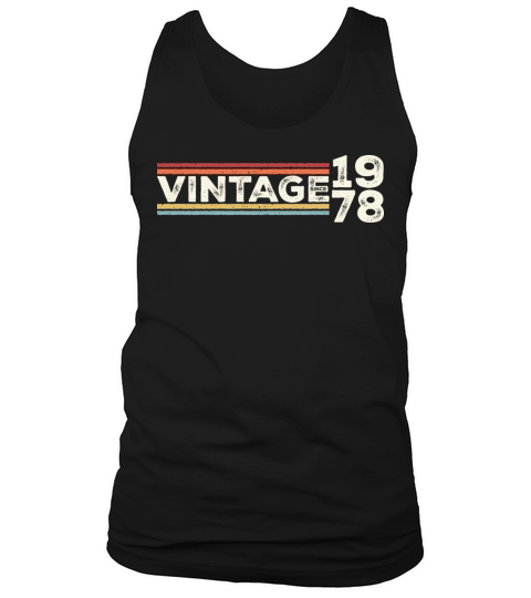 Vintage 1978 Gifts Legend for 45 Years Old - 45th Tank Top Unisex