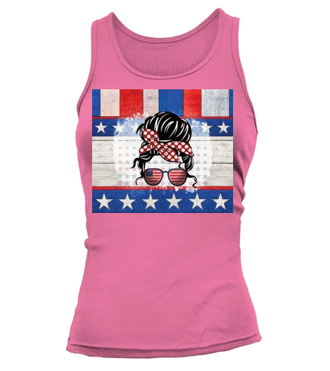 Patriotic Mom Tumble Wrap Tank top Woman