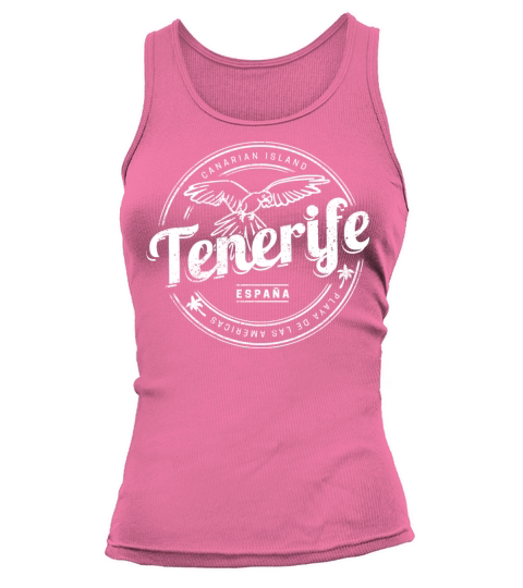 Tenerife and Parrot Canary Islands Spain Vintage Tank top Woman