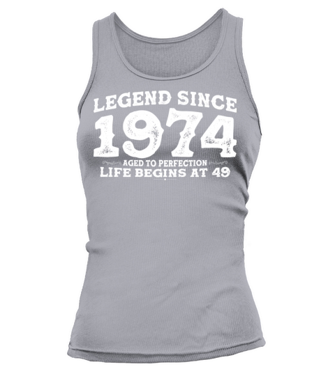 Vintage 1974 Shirt for Men Women 49 Year Old 49th Tank top Woman