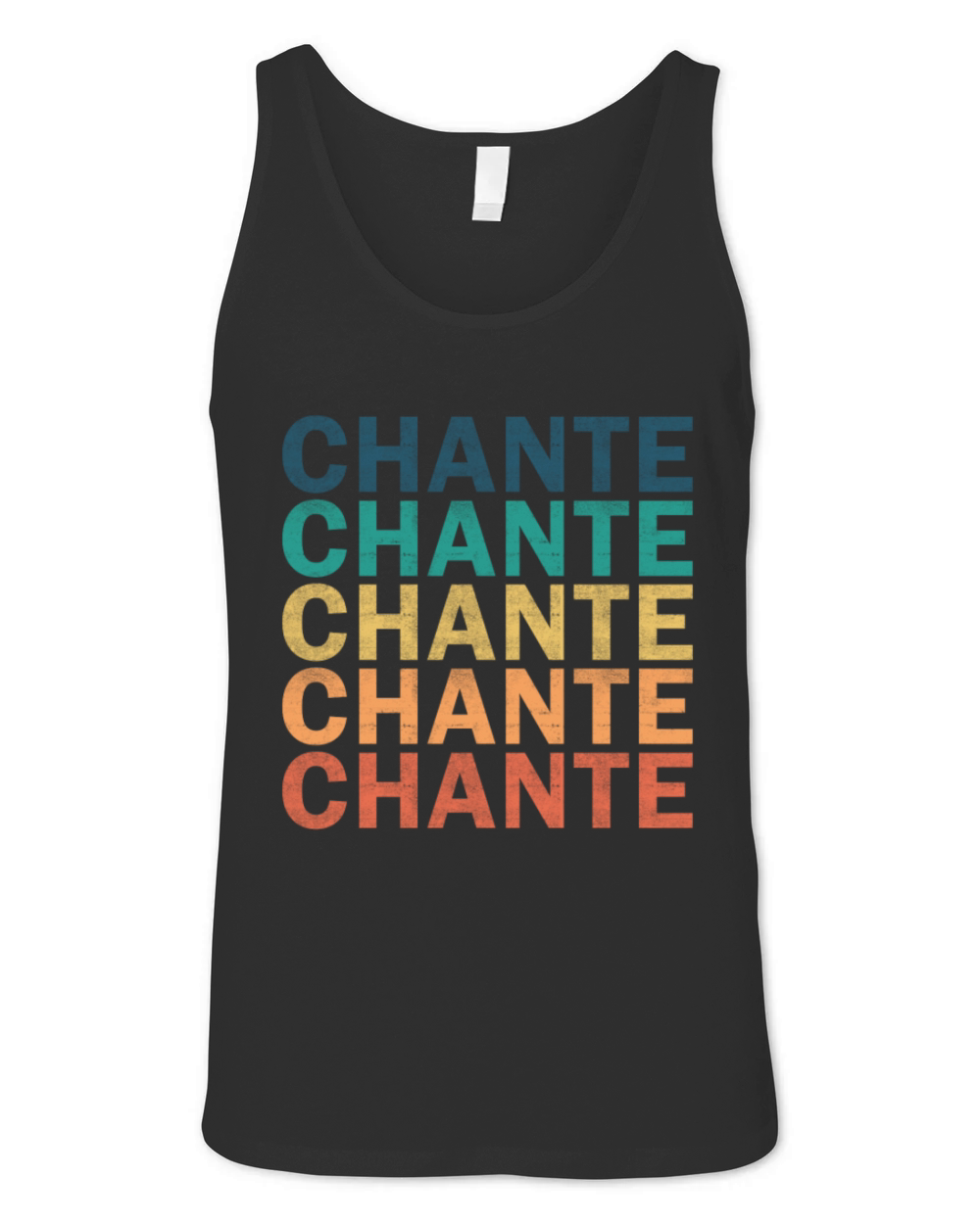 Chante Name T Shirt - Chante Vintage Retro Name Gi Unisex Jersey Tank