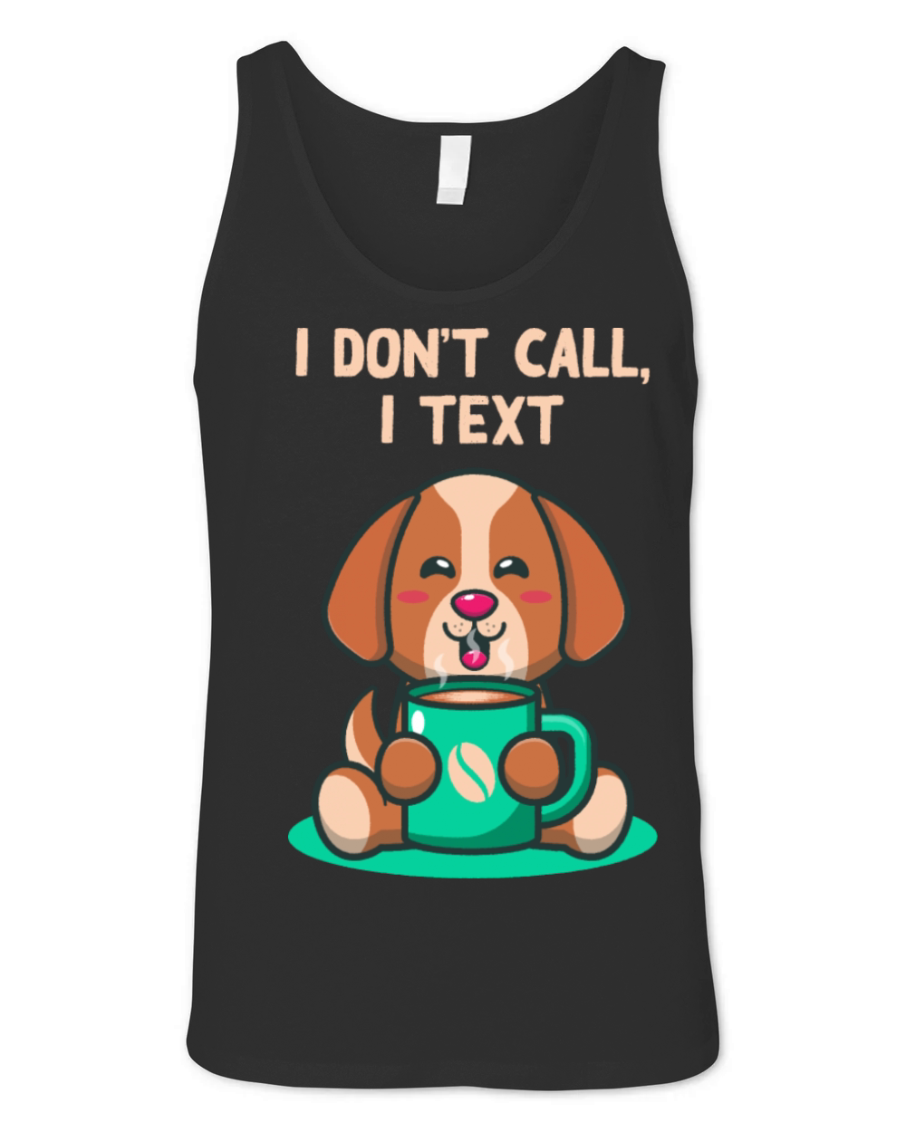 I Dont Call I Text Introvert Sayings Antisocial Qu Unisex Jersey Tank