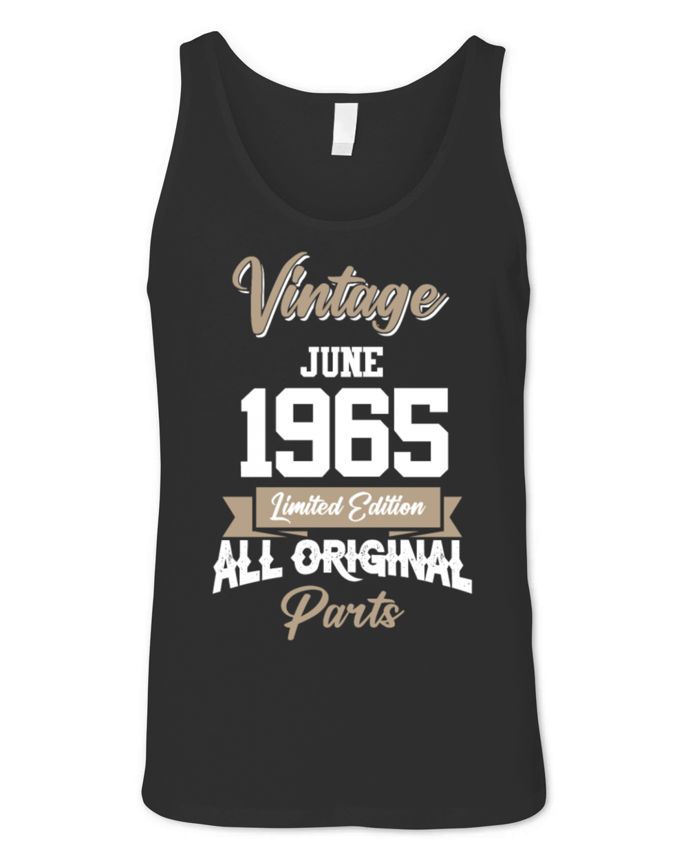 June 1952 Vintage Birthday Present Unisex Jersey Tank