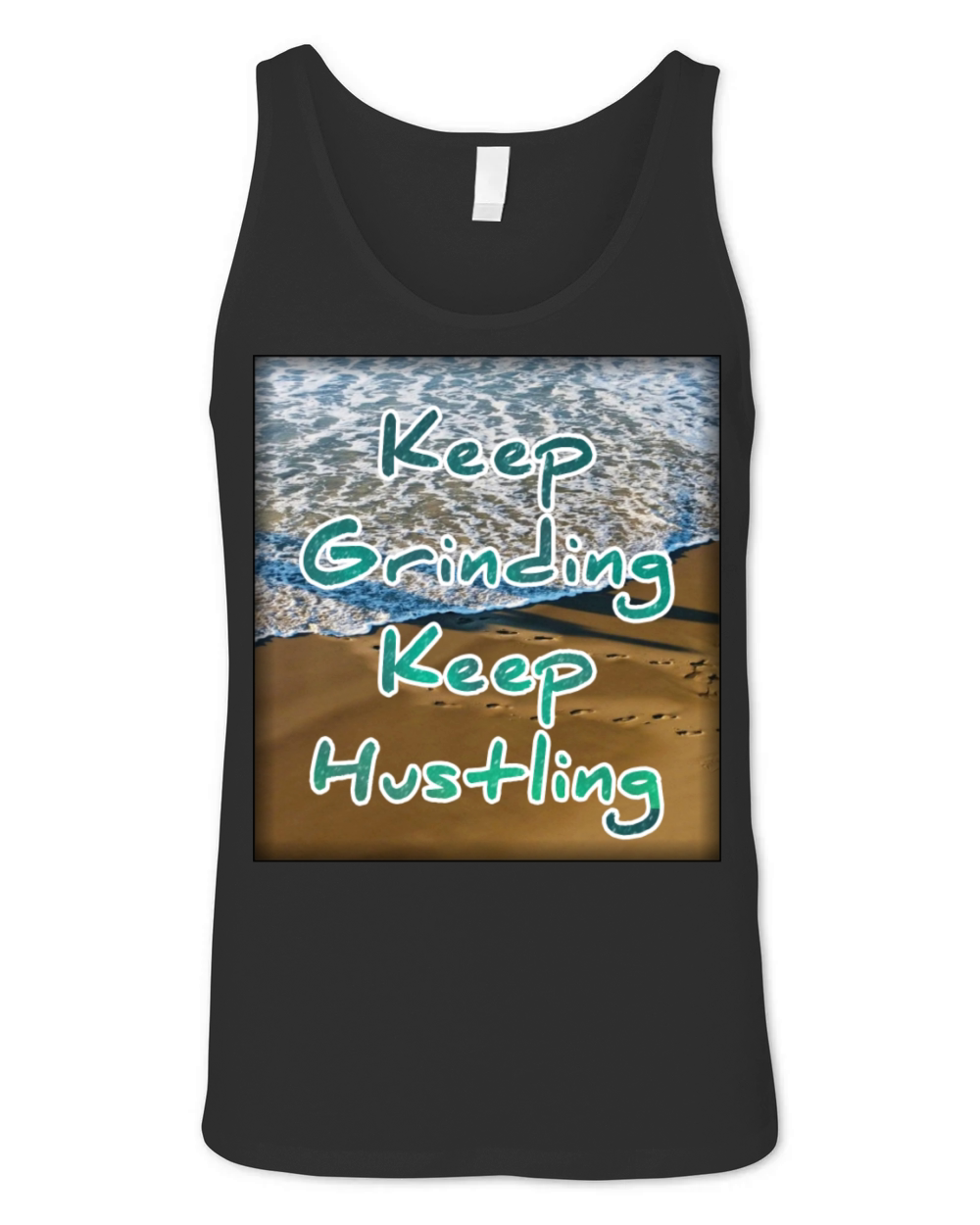 Keep grinding keep hustling Unisex Jersey Tank