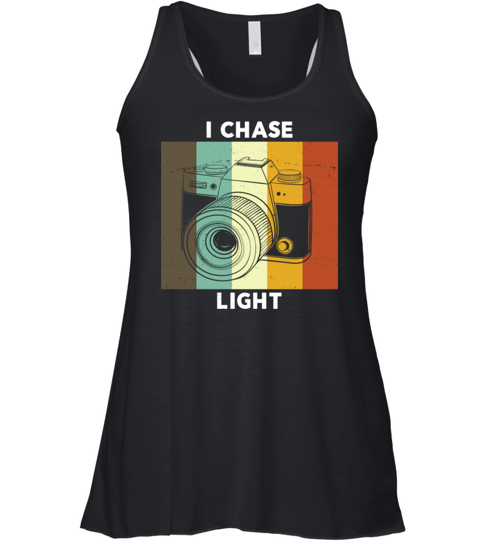 Vintage Camera I Chase Light Retro Color Women's Flowy Tank Top