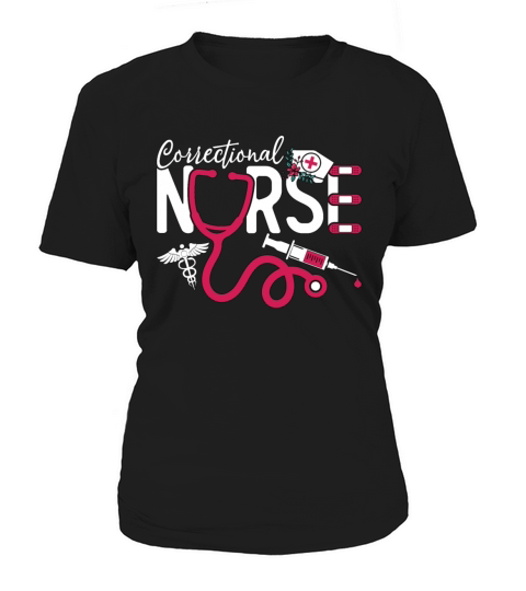 Correctional Nurse Thin Silver Line Prison Nurse Women's T-Shirt