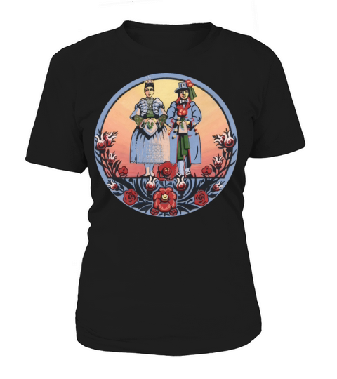Sorbian wendish folklore - couple Women's T-Shirt