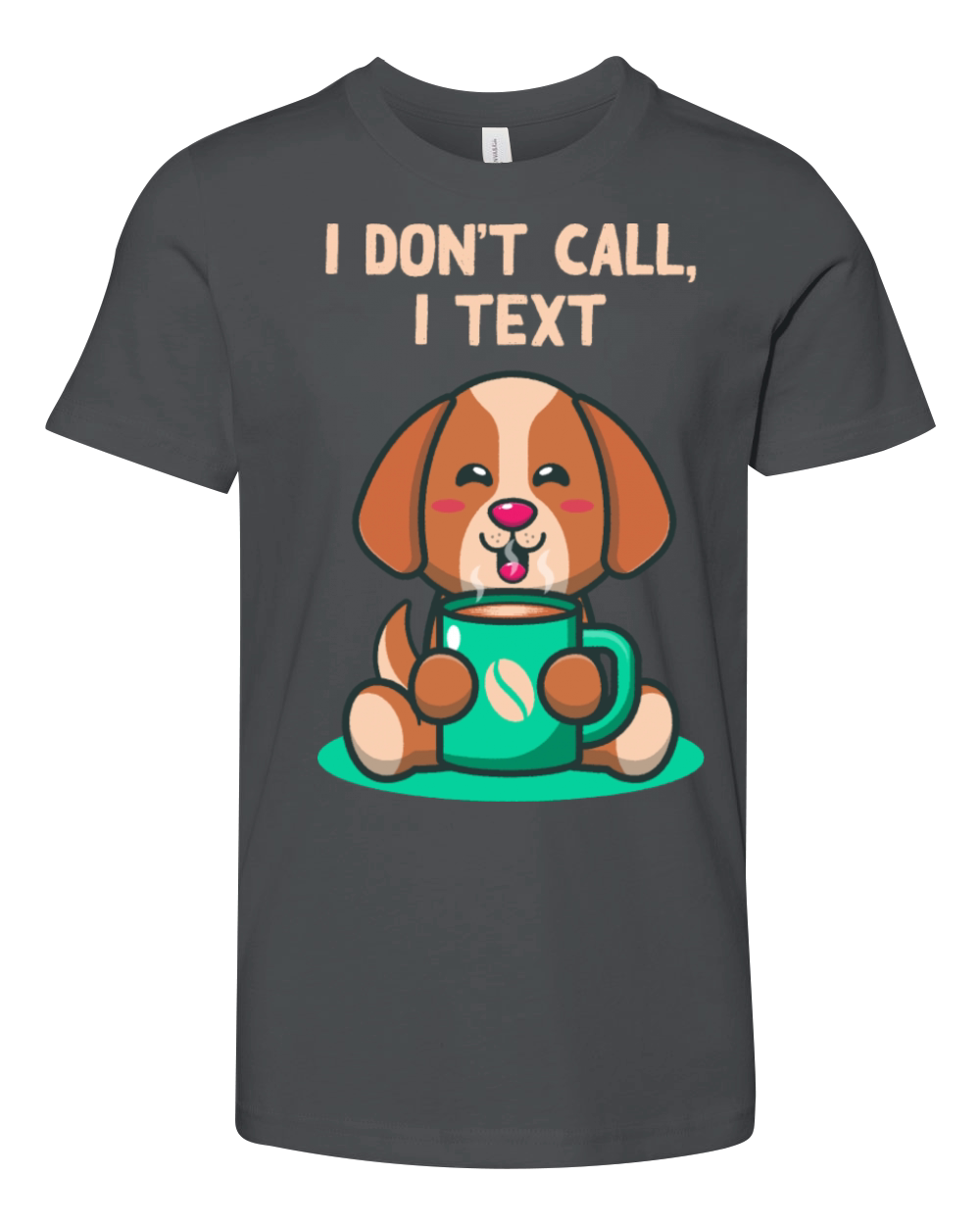 I Dont Call I Text Introvert Sayings Antisocial Qu Youth Unisex Jersey Tee