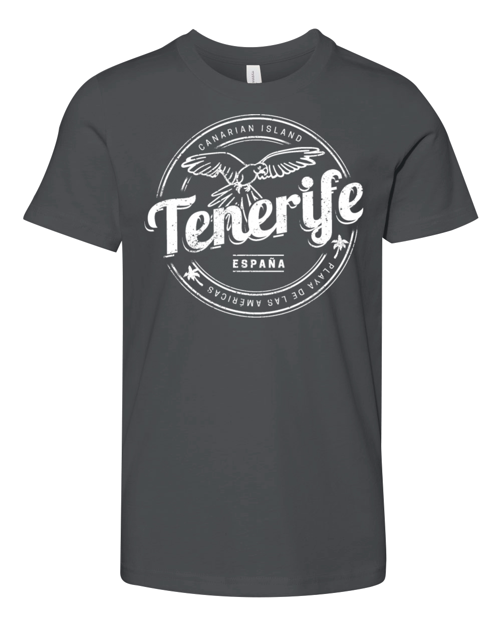 Tenerife and Parrot Canary Islands Spain Vintage Youth Unisex Jersey Tee