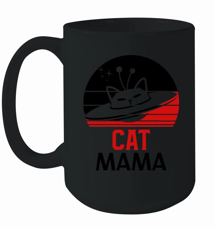 Cat Daddy Vintage Eighties Style Retro Shirt Ceramic Mug