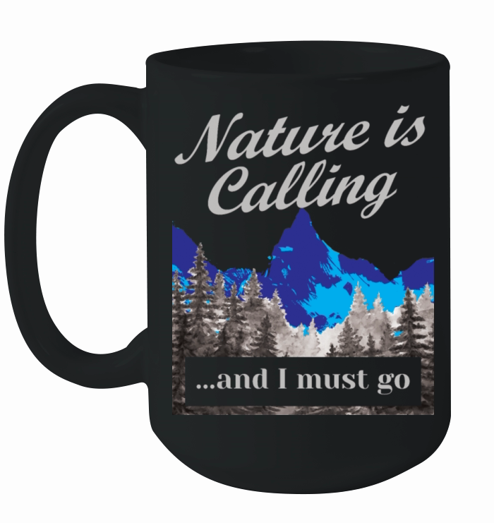 Hiking Nature is Calling Hike Vintage Ceramic Mug