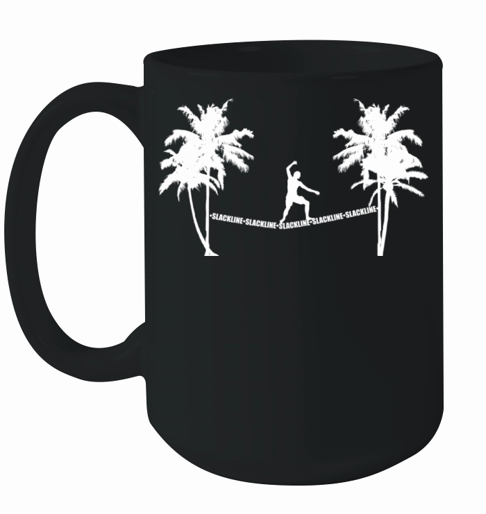 Summer Hobbies Summer Palms Slackline Slackliner Ceramic Mug