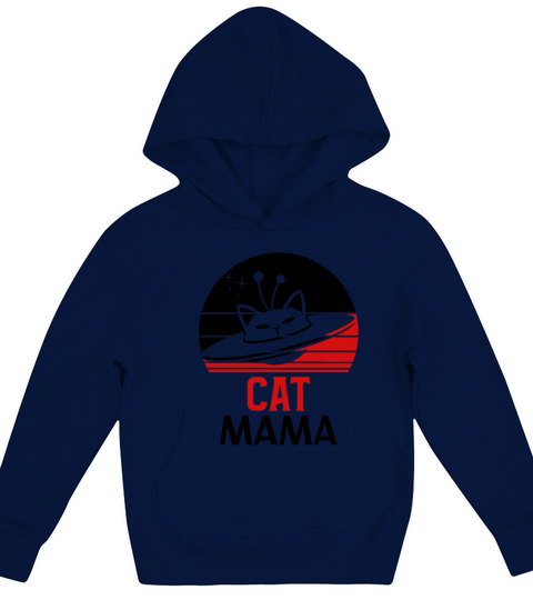 Cat Daddy Vintage Eighties Style Retro Shirt Kids Hoodie