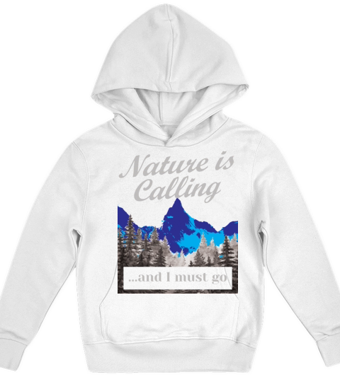 Hiking Nature is Calling Hike Vintage Kids Hoodie