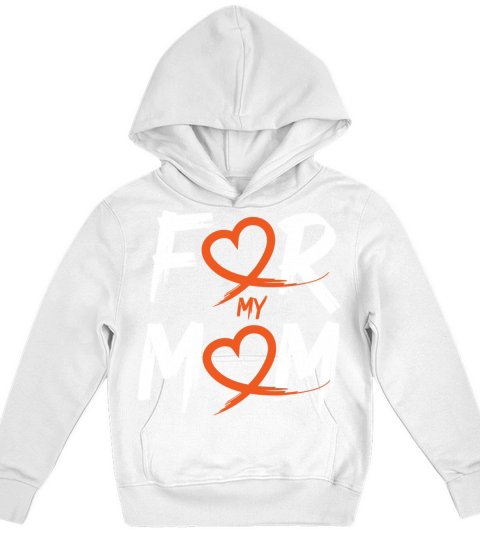 Leukemia Support For Mom Kids Hoodie