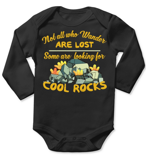 Geologist Rock Collecting Minerals Geology Long Sleeve Baby One-Piece
